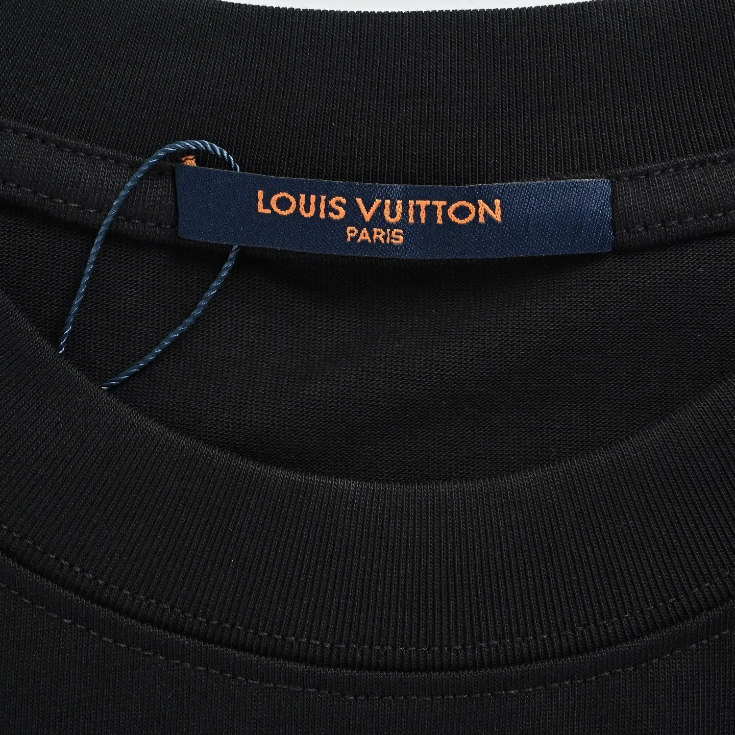 Louis Vuitton/Louis Vuitton inkjet presbyopic line logo embroidered short sleeves